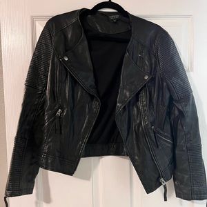 Topshop Faux Leather Jacket